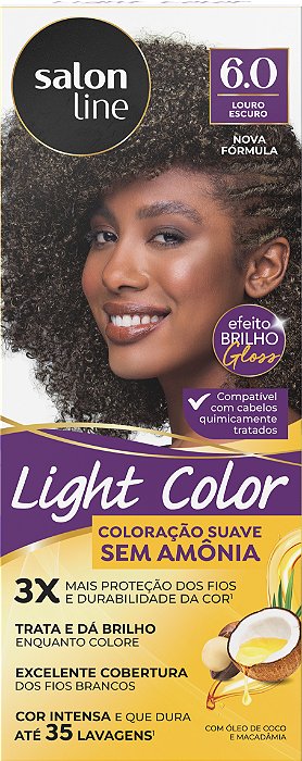 Coloração Salon Line Light Color 6.0 Louro Escuro