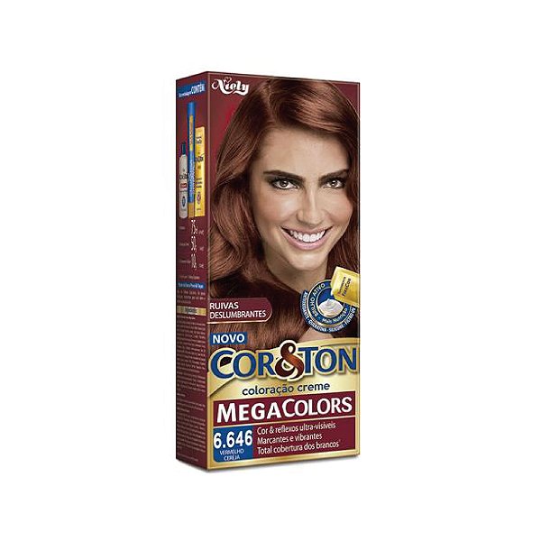Coloração Cor&Ton Mini Kit 6.646 Vemelho Cereja