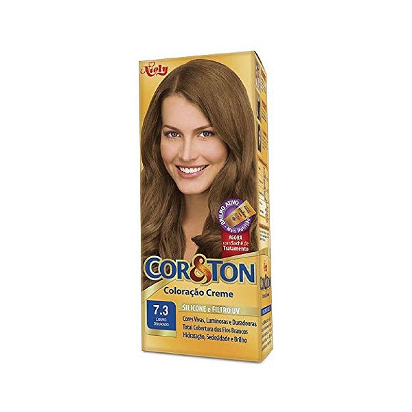 Coloração Cor&Ton Mini kit 7.3 Louro Dourado