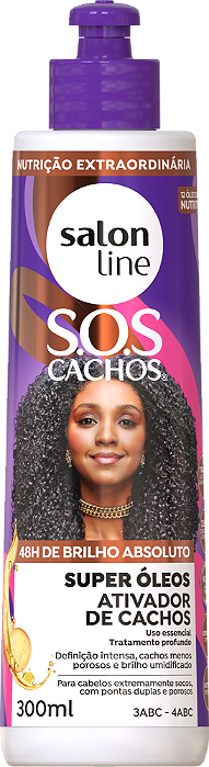 Ativador de Cachos Salon Line Nitrição 300ml