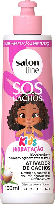 Ativador de Cachos Salon Line SOS Kids 300ml