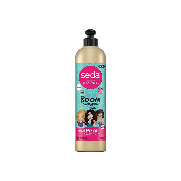 Creme de Pentear Seda Boom Apaixonadas por Ondas 400ml