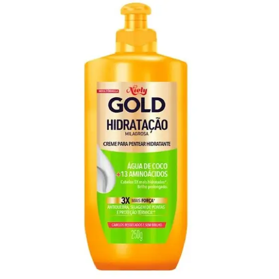 Niely Gold - Creme de Pentear Hidratação Água de Coco 280g