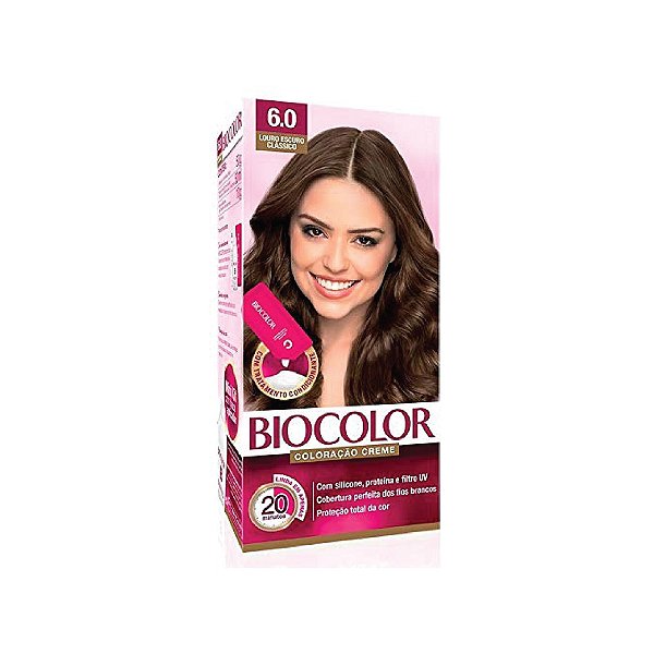 Coloração Biocolor Mini Kit Creme 6.0 Louro Escuro