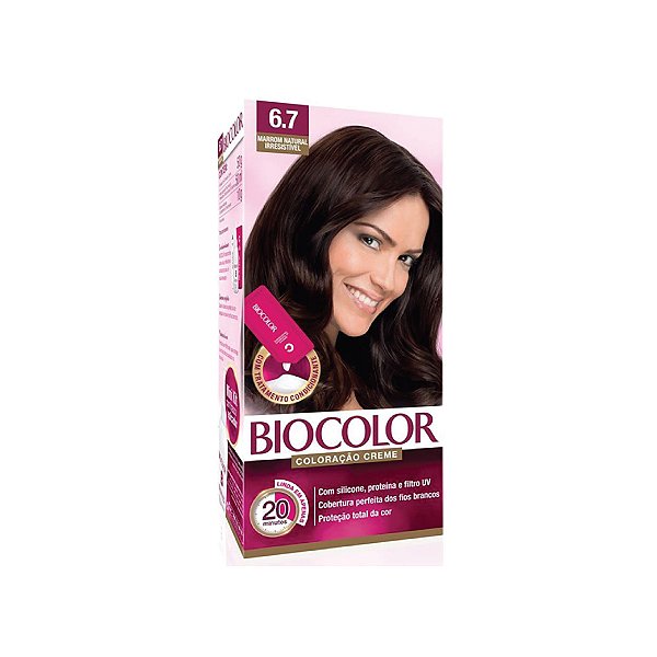 Coloração Biocolor Mini Kit Creme 6.7 Marrom Natural