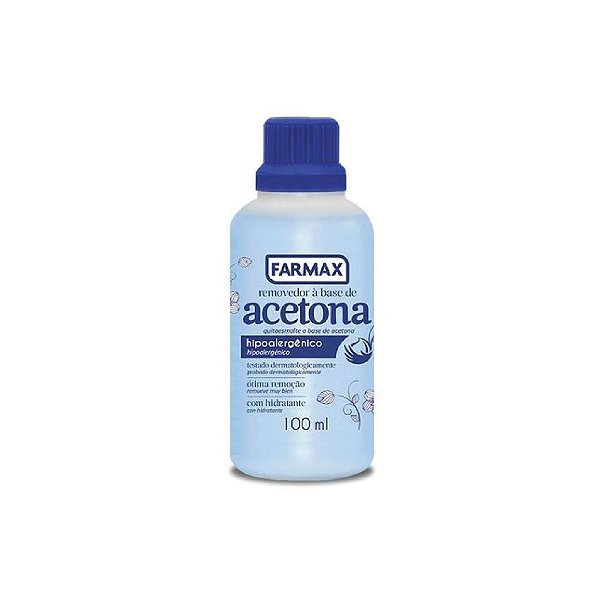 Removedor À Base de Acetona Farmax 100ml