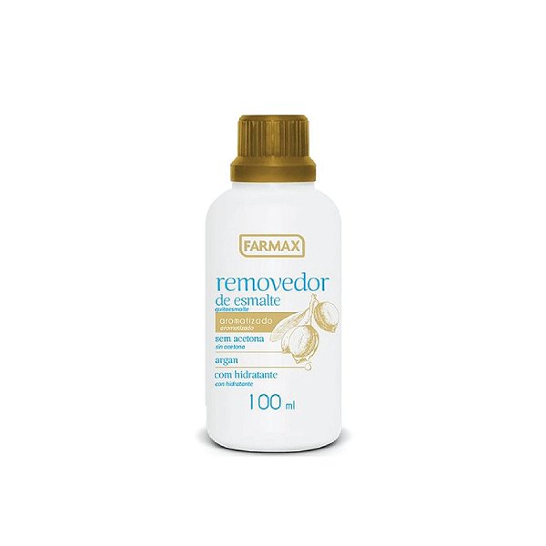 Removedor Sem Acetona Farmax Argan 100ml