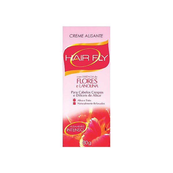 Creme Alisante Hair Fly Flores e Lanolina 80g