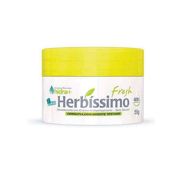 Desodorante Creme HerbÍssimo Fresh 55g