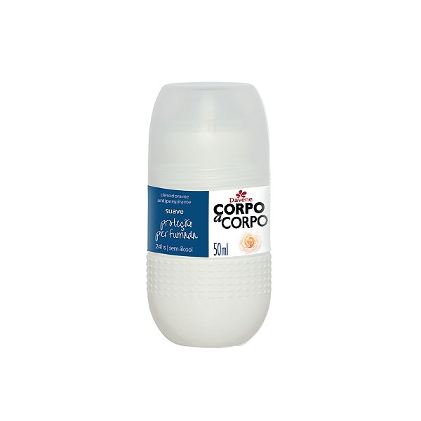 Desodorante Roll-On Davene Corpo a Corpo Suave 50ml