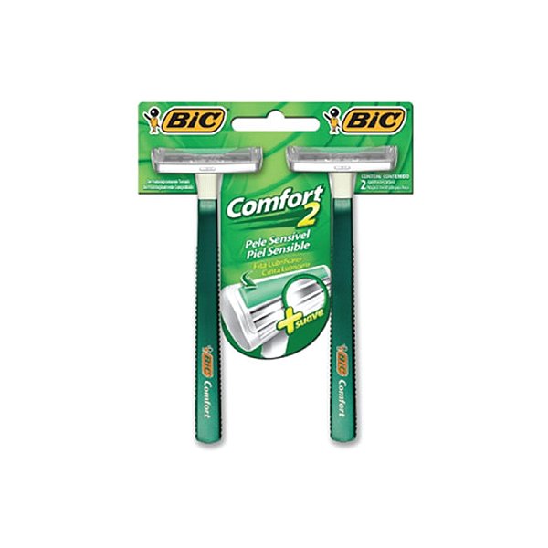 Aparelho de Barbear Bic Comfort Pele Sensivel C/2