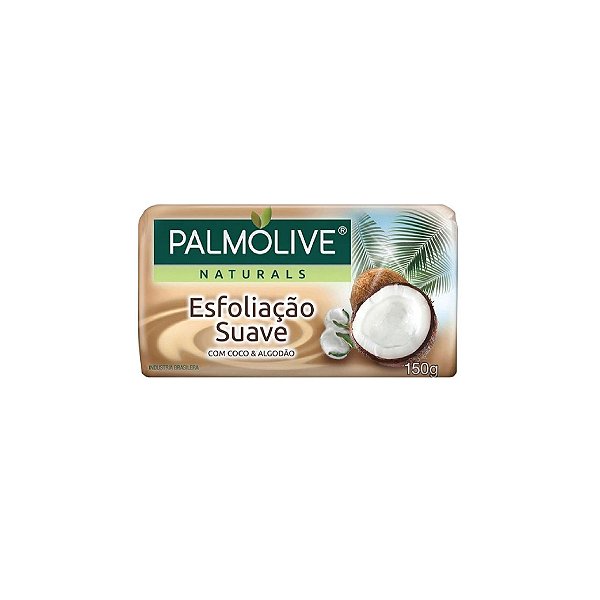 Sabonete Palmolive Esfoliação Suave Coco e Algodão 150g