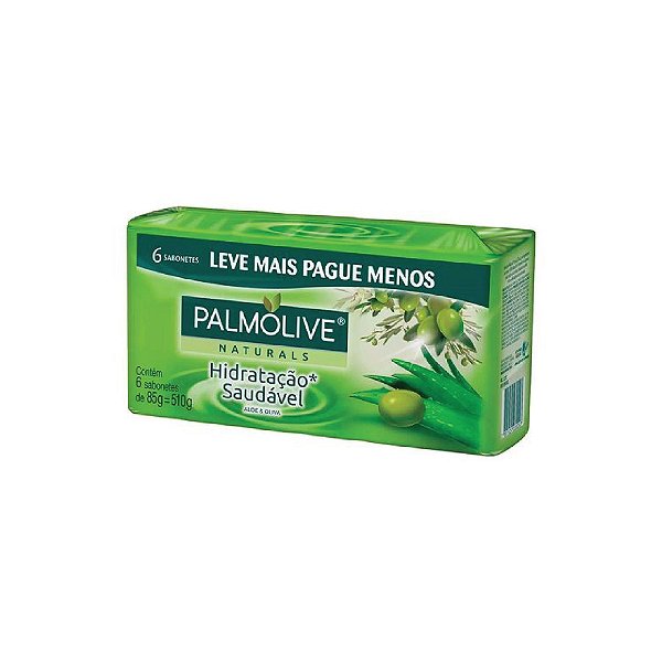 Sabonete Palmolive Naturals Hidratação Saudável Leve 6 Pague Menos 85g