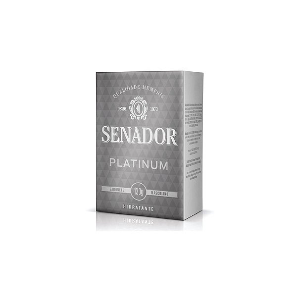 Sabonete Senador Platinum 130g