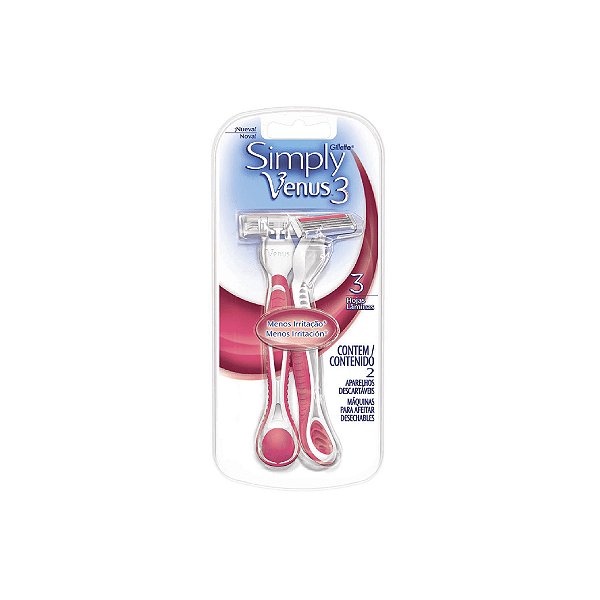 Aparelho de Barbear Gillette Venus3 Simply C/2