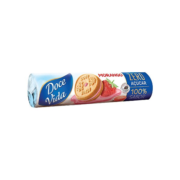 Biscoito Diet Doce Vida Recheio de Morango 120g