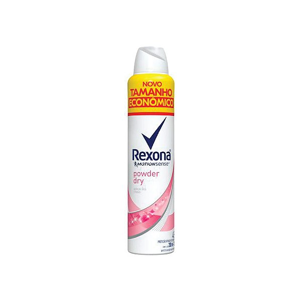 Desodorante Aerosol Rexona Powder Dry Tamanho Econômico 200ml