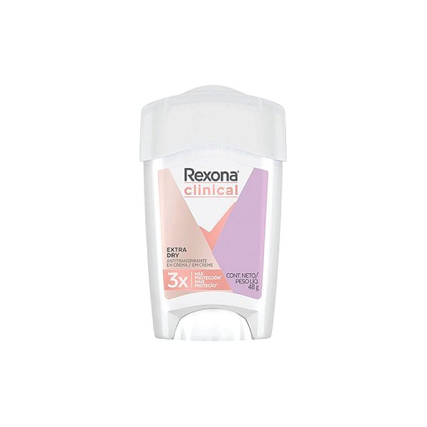 Desodorante Creme Rexona Clinical  Extra Dry 48g