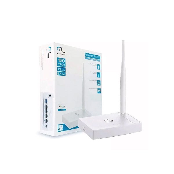 Roteador Multilaser Wireless 150mbps RE057 - Branco