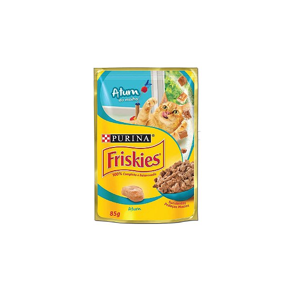 Ração Friskies Sachê Atum ao Molho 85g