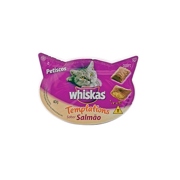 Petiscos Whiskas Templations Salmão 40g