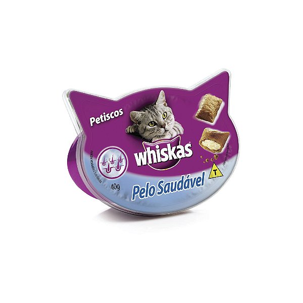 Petiscos Whiskas Pelo Saudável 40g