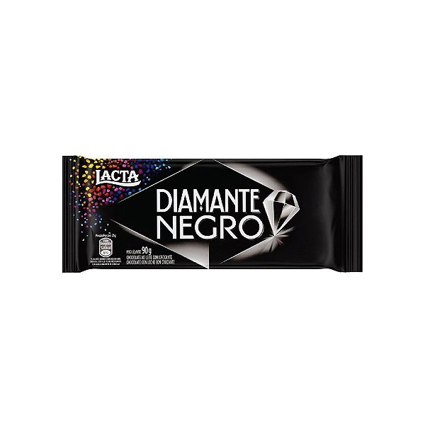 Barra Chocolate Lacta Diamante Negro 90g