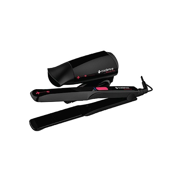 kit Cadence Secador e Escova de Cabelos Beauty Trip Bivolt