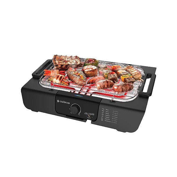 Churrasqueira Elétrica Cadence Grill Menu 220v