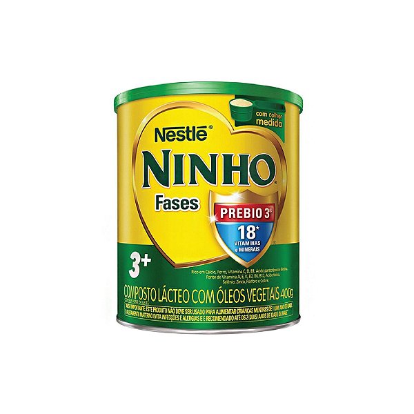 Leite Em Pó Nestlé Ninho Fases 3+ 400g