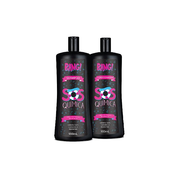 Kit Shampoo e Condicionador Tutanat SOS Química 900ml