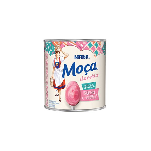 Moça Doceria Nestlé Brigadeiro de Morango 395g
