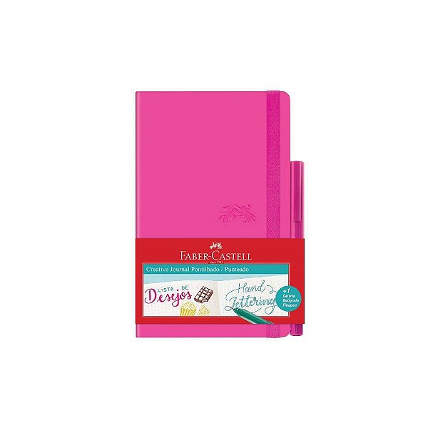 Caderneta Faber Castell Cdneta/rs Rosa 84Fls