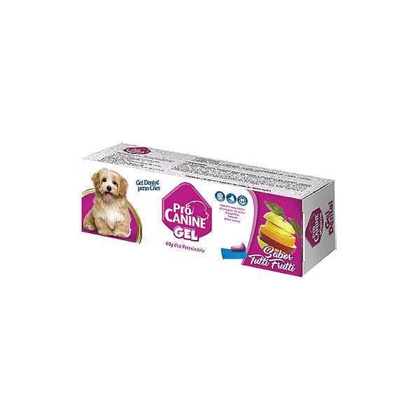 Gel Dental Pró Canine Tutti Fruti 60g