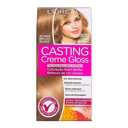 Coloração Casting Creme Gloss 810 Louro Pérola