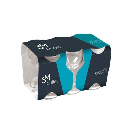 Conjunto Taça Nadir  C/6 Para Vinho Buffet