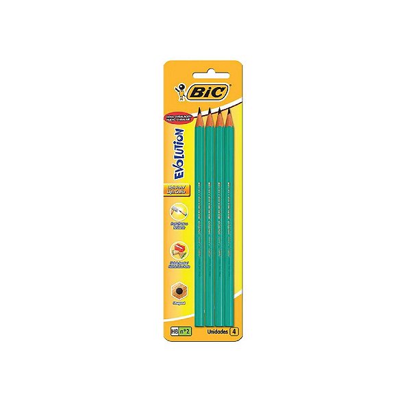 Lápis Preto Bic Hb/2 Evolution