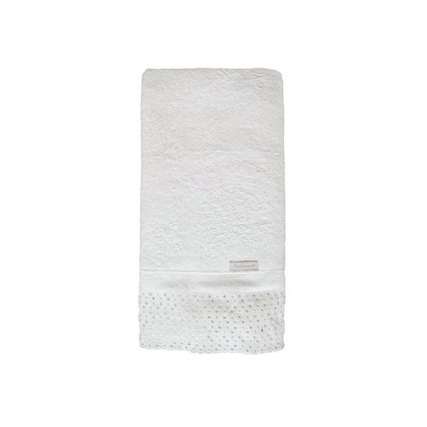 Toalha de Banho Buddemeyer 70x140cm Princess C/ Aplicação Branca