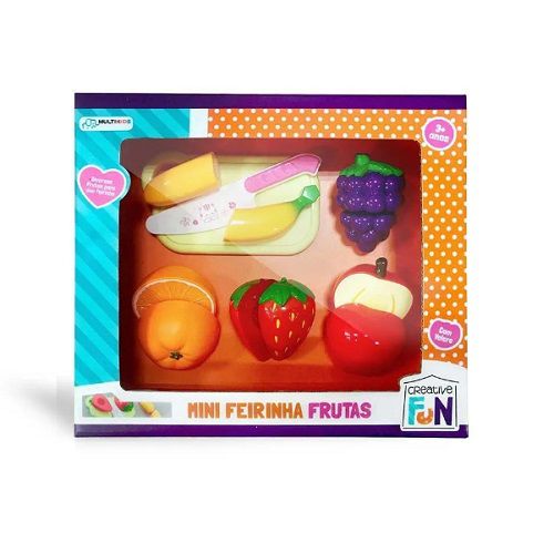 Mini Feirinha Frutas Multikids +3 Anos