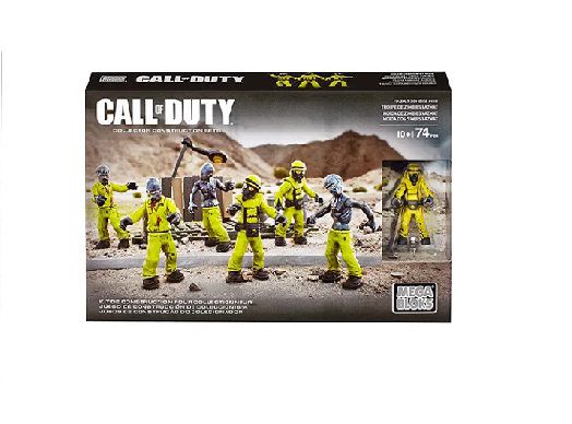 Mega Blocks Call of Duty Pacote de Zumbi Hazmat Zombies Mob +10 Anos - Mattel