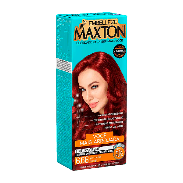 Tintura Maxton 6.66 Vermelho Cereja