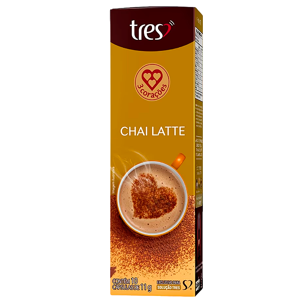 Cápsula Tres Chai Latte Com 10 unidades 11g