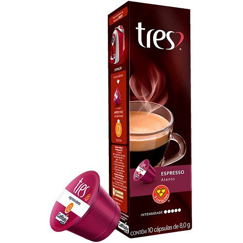 Capsula Tres Expresso Ameno C/10 unidades 8g
