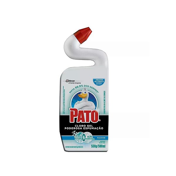 Desinfetante Sanitário Pato Cloro Gel Espuma Marine 500ml