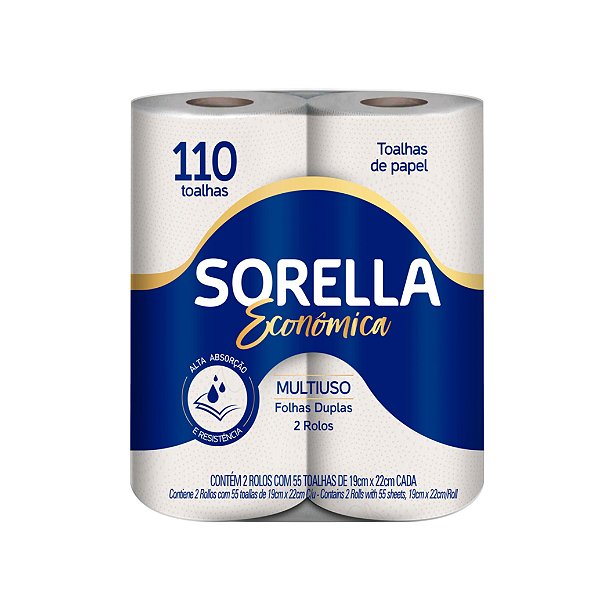 Papel Toalha Sorella Econômica C/2