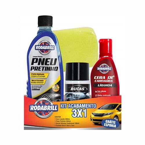 Kit Acabamento Auto Rodabrill C/3