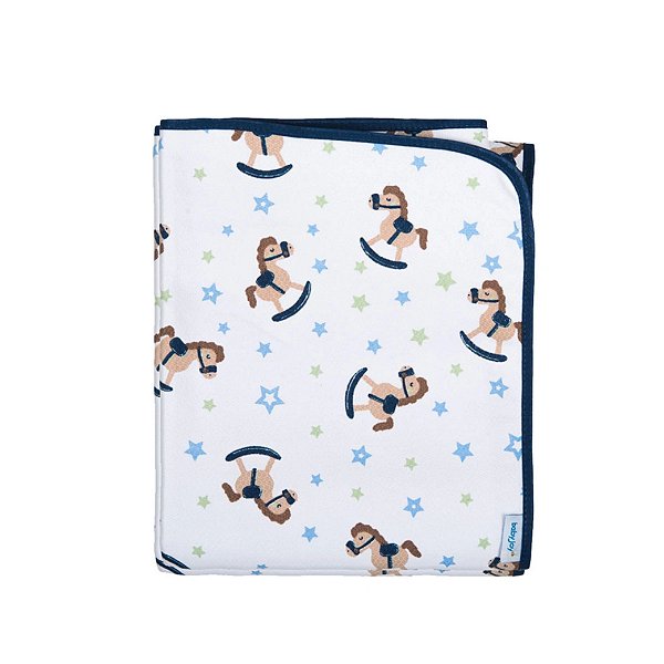 Cobertor Antialérgico Baby Joy 90 x 1,10cm Cavalinho