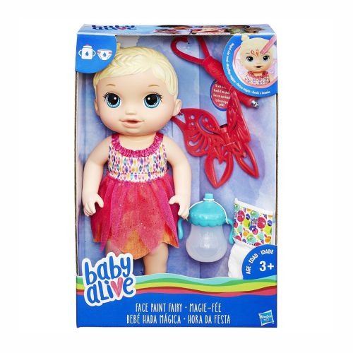 Boneca Baby Alive Face Paint Fairy Hasbro