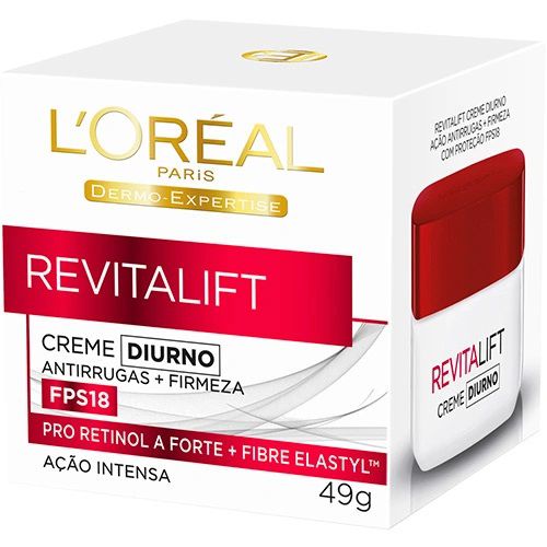 Creme Antirrugas Loreal Revitalift Diurno FPS18 49g