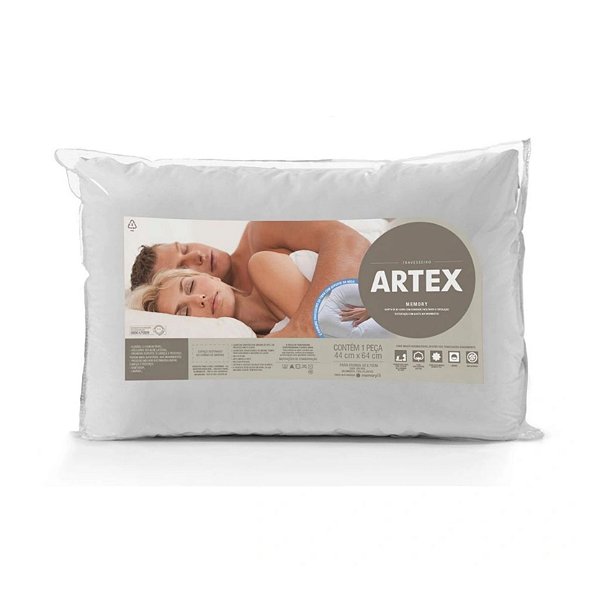 Travesseiro Artex Sleep Care Memory 300 Fios